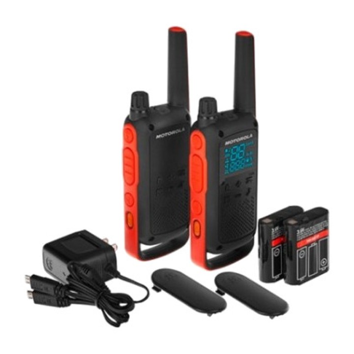 MOTOROLA Pack de 2 walkie talkies sin licencia resistentes