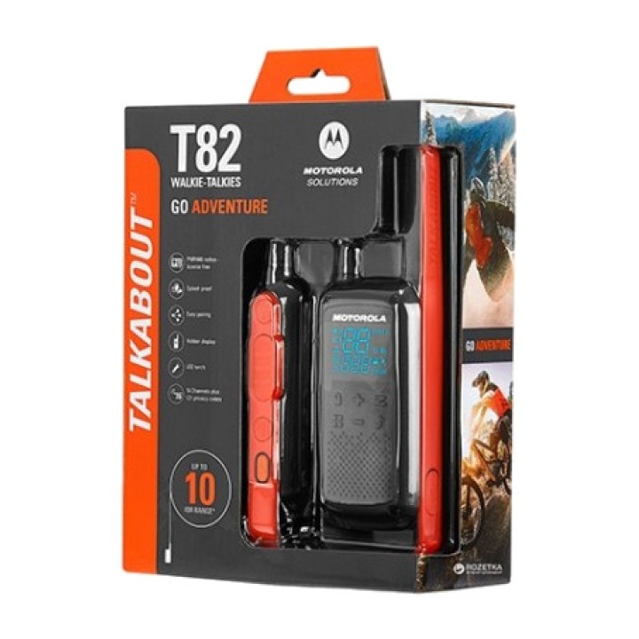 MOTOROLA Pack de 2 walkie talkies sin licencia resistentes