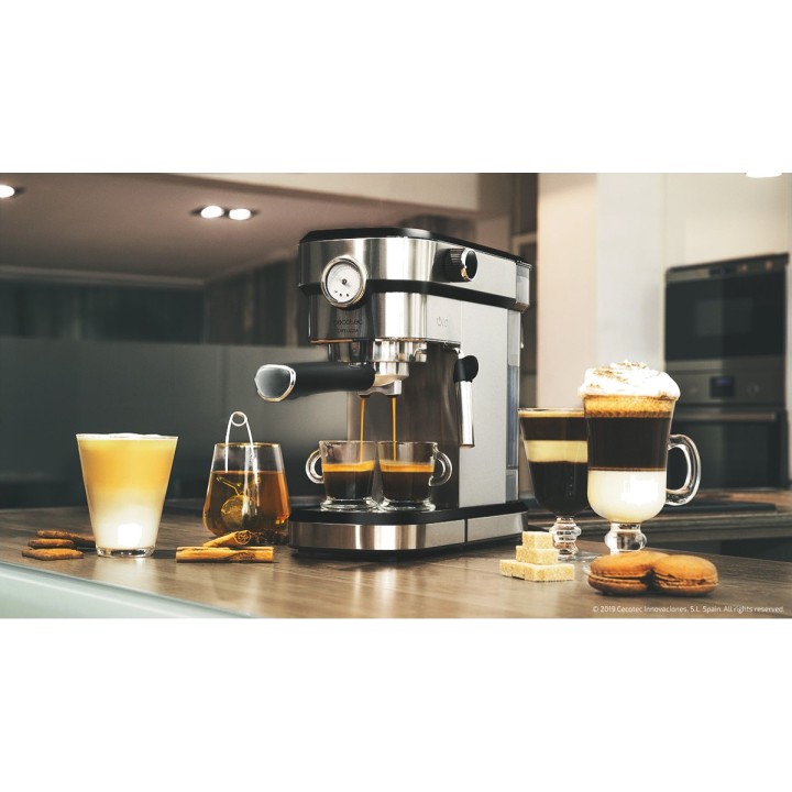 CECOTEC Espresso kávovar s manometrom a paričom