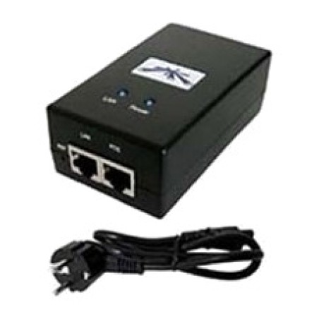 inyector de alimentación por ethernet pasivo gigabit poe-24v 24w 1a