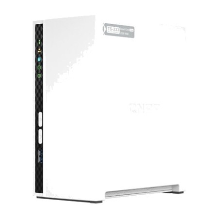 nas-tower-server mit 2 einschüben, ohne festplatten ts-233 cortex-a55 2gb