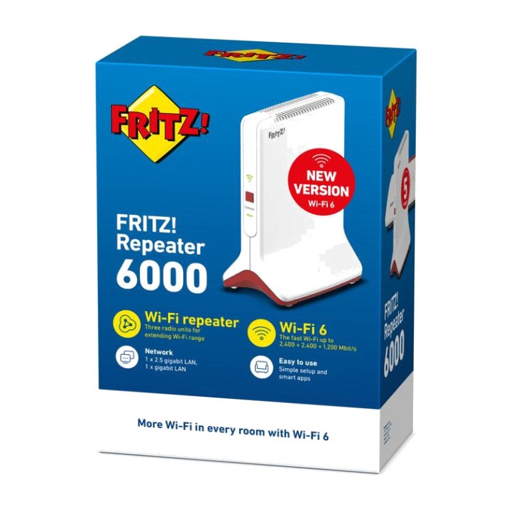 FRITZ Repetidor WiFi 6 en malla REPEATER-6000