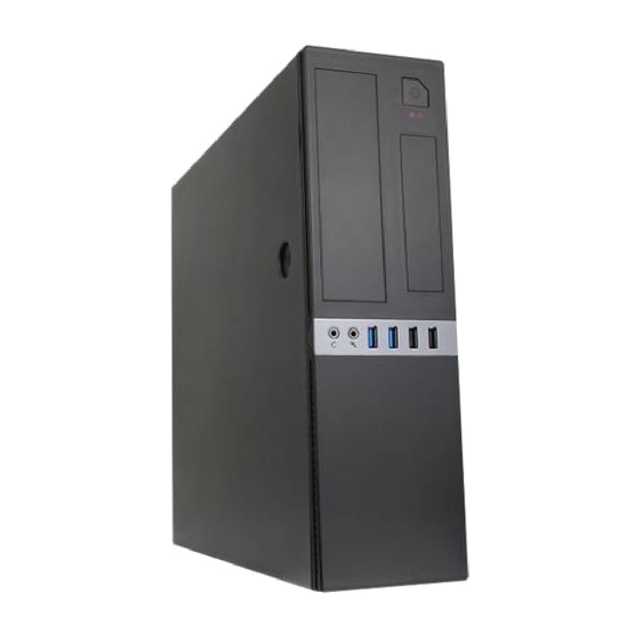 COOLBOX Konvertierbares Slim-Computergehäuse mit Netzteil
