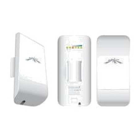 wlan-bridge für den außenbereich mit integrierter antenne nanostation-loco m2 2,4ghz 150mbps