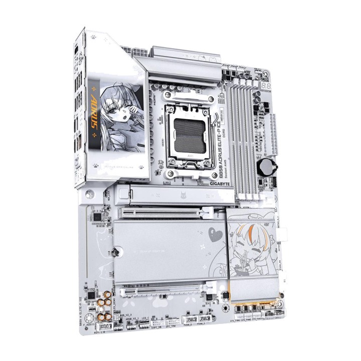 GIGABYTE Placa-mãe ATX para AMD B850 AORUS ELITE-P ICE AM5