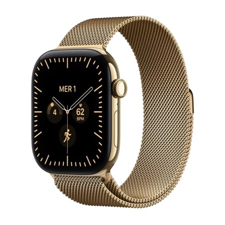 smartwatch mit titangehäuse, gps und mobilfunkverbindung watch-series-12-cellular 46mm milanese-loop m/l