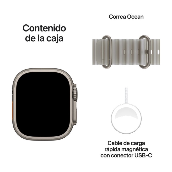 APPLE Sports smartwatch with titanium case, GPS and mobile
