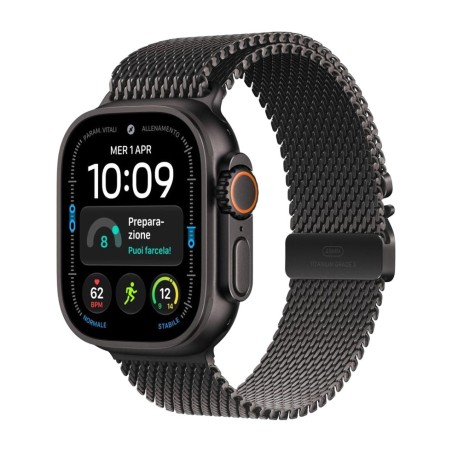 montre connectée sportive avec boîtier en titane, gps et connectivité mobile watch-ultra-4 49mm milanese-loop
