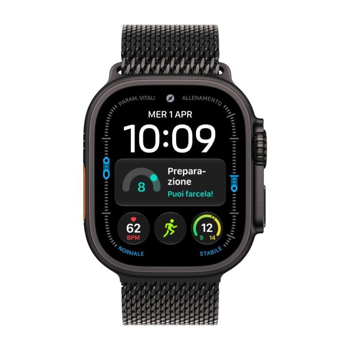 APPLE Montre connectée sportive avec boîtier en titane, GPS