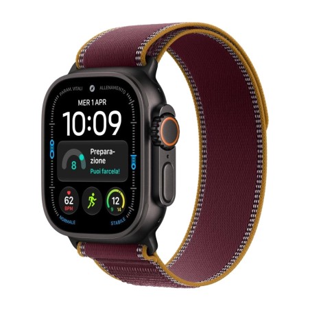 reloj inteligente deportivo con caja de titanio, gps y conectividad móvil watch-ultra-4 49mm trail-loop