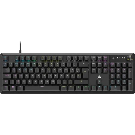 gaming mechanical keyboard with portuguese layout k70-core rgb-mlx-red ch-910971e-pt