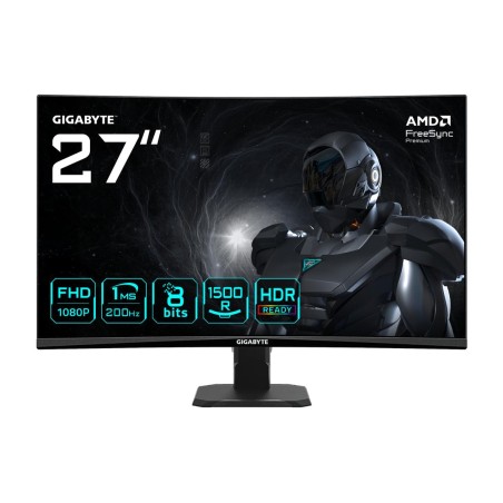 monitor gaming curvo gs27fca 27" fhd 200hz