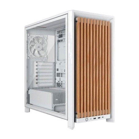 caixa de pc semi-torre com vidro temperado frame 4000d rs wood