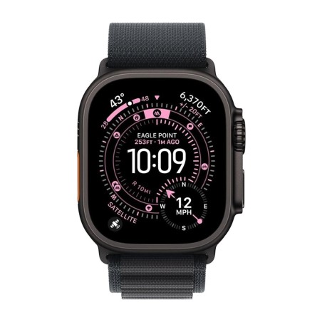 sports smartwatch with titanium case, gps and mobile connectivity watch-ultra-3 49mm alpine-loop