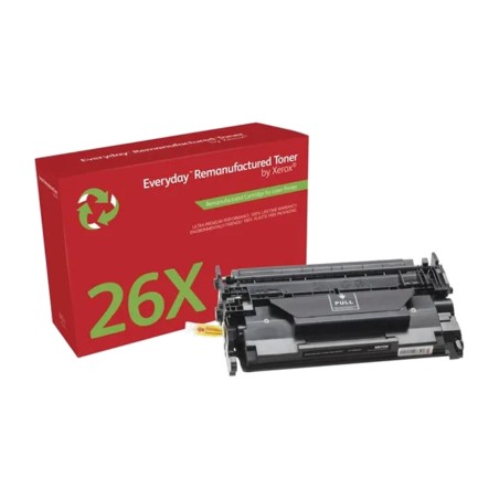 cartucho de tóner compatible de alta capacidad para impresora láser everyday-hp-26x cf226x 006r03464