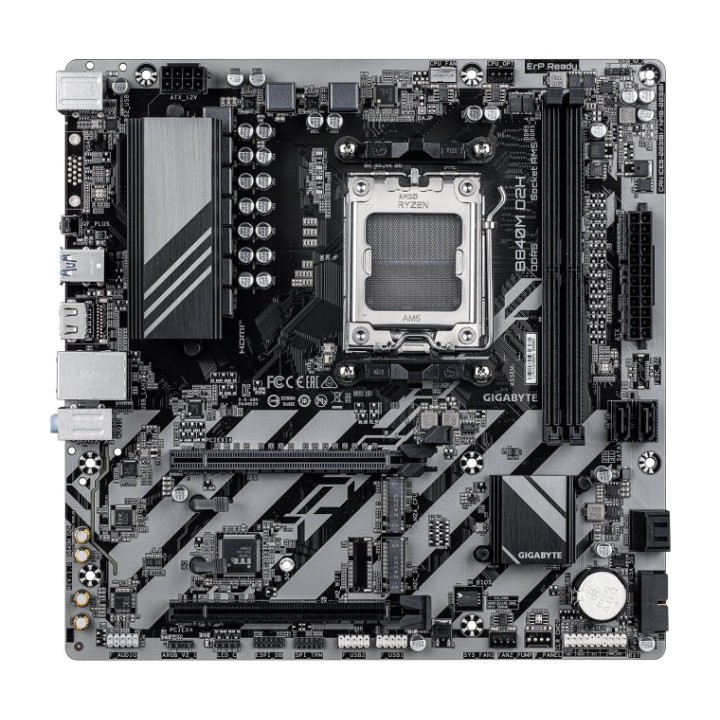 GIGABYTE Carte mère micro ATX pour AMD B840M D2H AM5