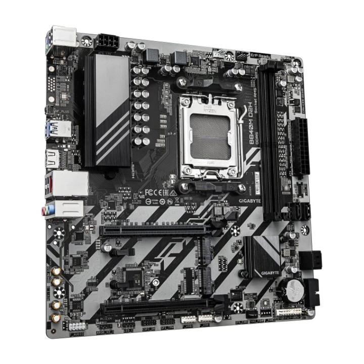 GIGABYTE Carte mère micro ATX pour AMD B840M D2H AM5