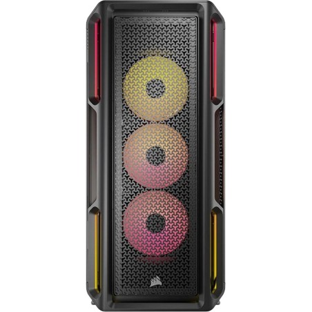 caixa de pc semi-torre com vidro temperado icue-link 5000t lx-rgb