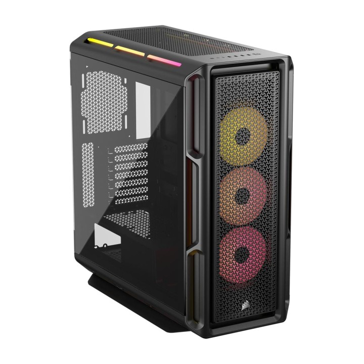 CORSAIR Caja de PC semitorre con cristal templado ICUE-LINK