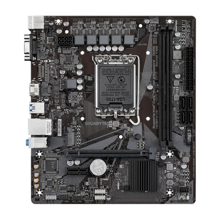 GIGABYTE Placa base micro ATX para Intel H610M H V2 LGA1700