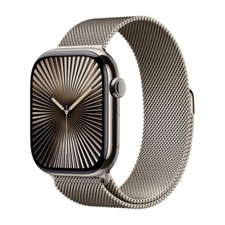 smartwatch mit titangehäuse, gps und mobilfunkverbindung watch-series-10-cellular 46mm milanese-loop s/m