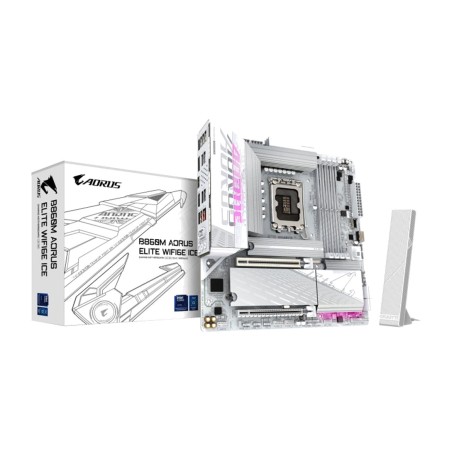 placa base micro atx para intel b860m aorus elite wifi6e ice lga1851