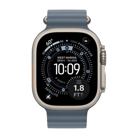 smartwatch sportivo con cassa in titanio, gps e connettività mobile watch-ultra-3 49mm ocean-band