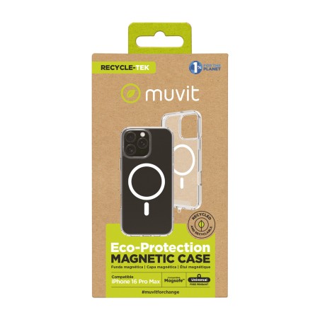 coque magnétique recyclée pour téléphone portable recycletek-magsafe iphone-16 pro max
