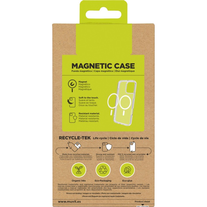 MUVIT Custodia magnetica riciclata per cellulare