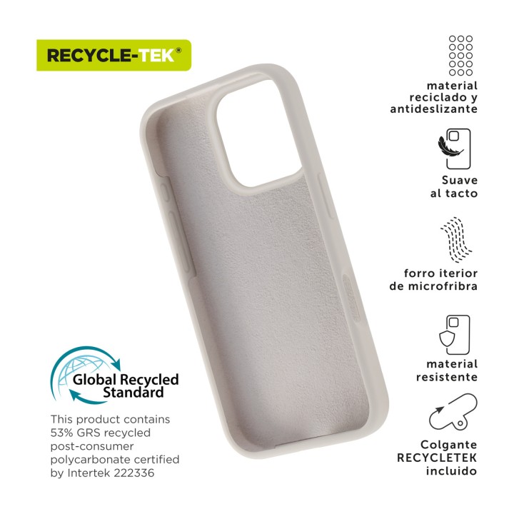 MUVIT Handyhülle aus recyceltem Flüssigsilikon