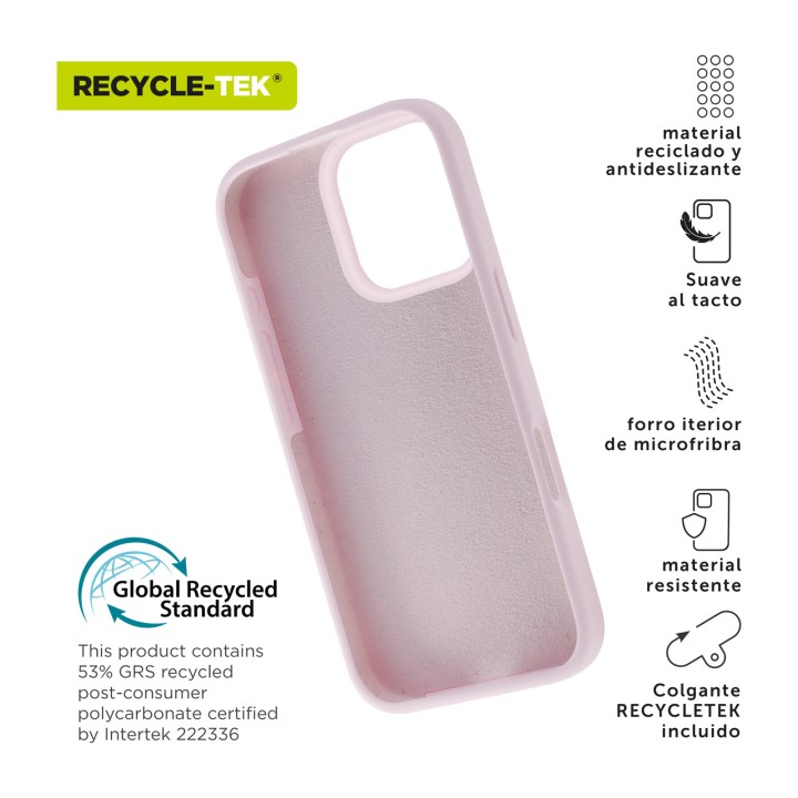 MUVIT Funda de silicona líquida reciclada para móvil