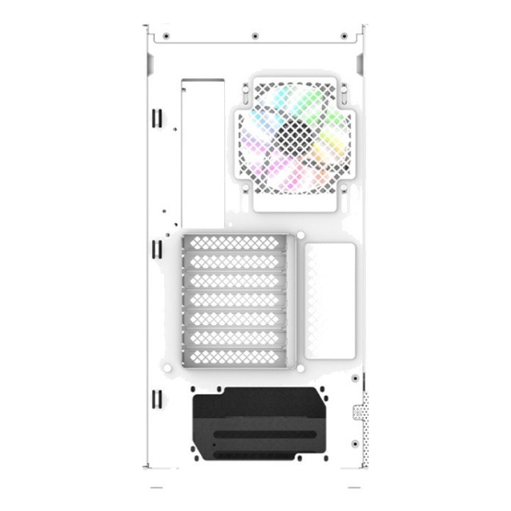 THERMALTAKE Midi-Tower-PC-Gehäuse mit gehärtetem Glas VIEW