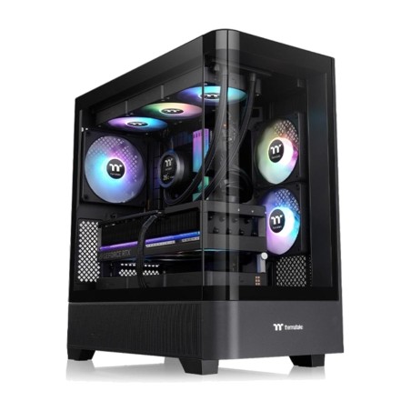 mid-tower pc case with tempered glass view 290 tg-argb