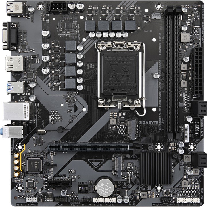 GIGABYTE Micro-ATX-Mainboard für Intel B760M E DDR5 LGA1700