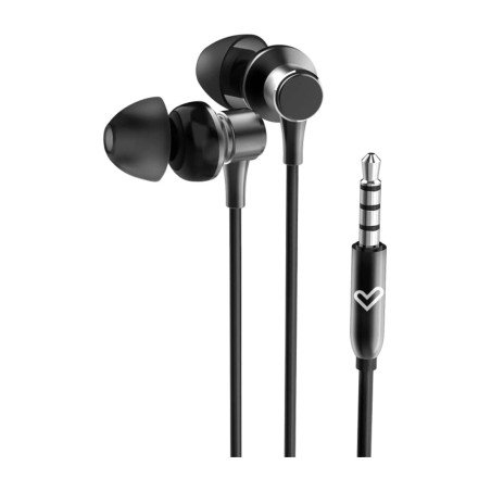 alumínium intraaurális fejhallgató kábellel és mikrofonnal metallized-jack 3,5mm