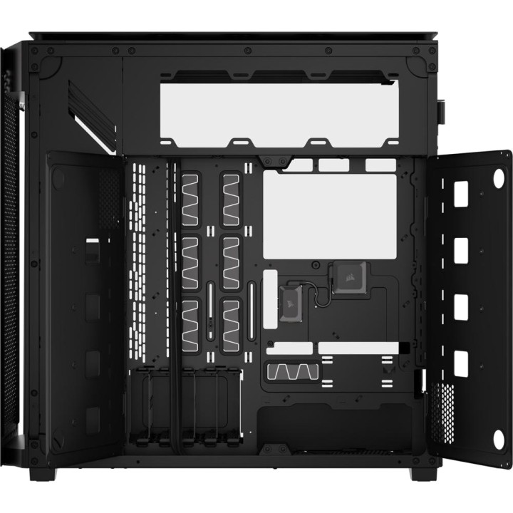 CORSAIR Caja de PC gran torre con cristal templado ICUE-LINK