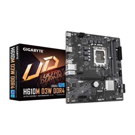 placa base micro atx para intel h610m d3w ddr4 lga1700