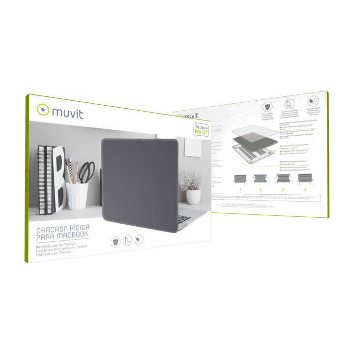 MUVIT Coque rigide en polycarbonate pour ordinateur portable