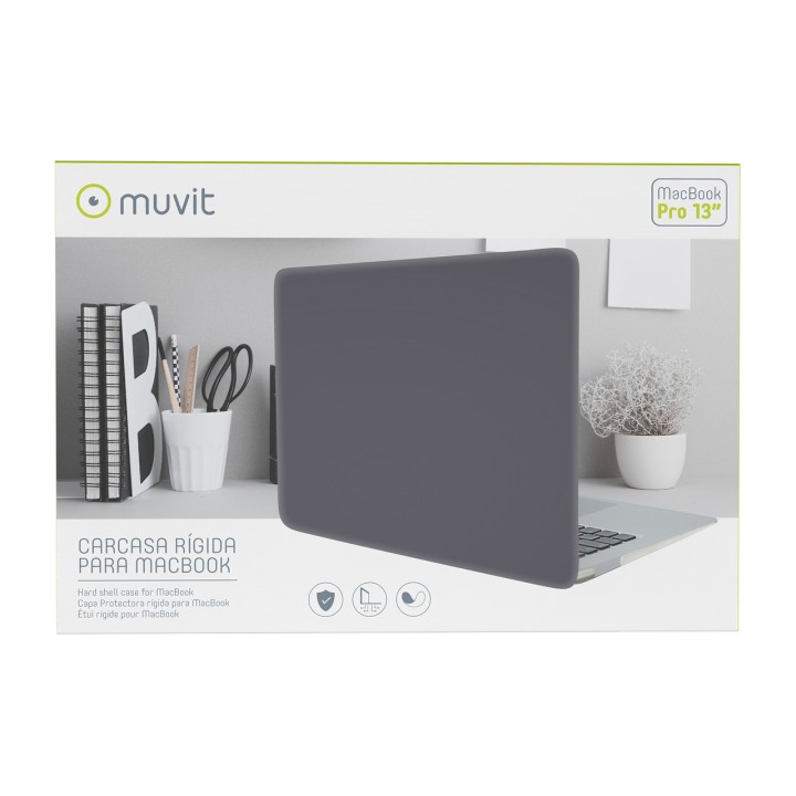MUVIT Hartschalenhülle aus Polycarbonat für Laptop