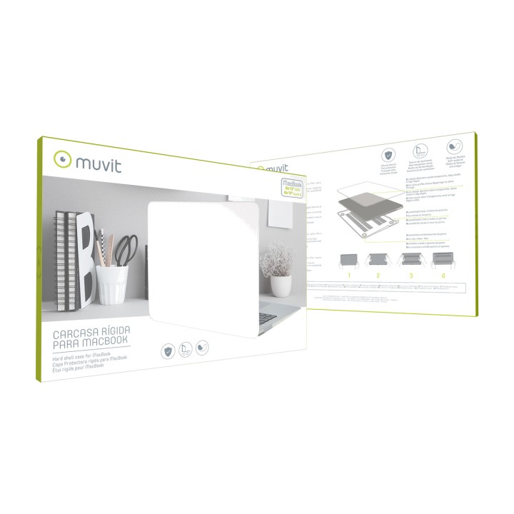 MUVIT Hartschalenhülle aus Polycarbonat für Laptop