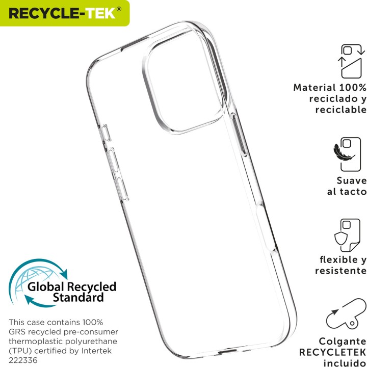 MUVIT Recycled phone case RECYCLETEK-IPHONE 16 PRO MAX