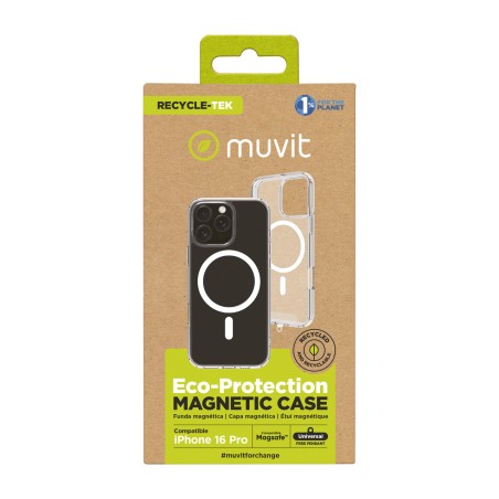coque magnétique recyclée pour téléphone portable recycletek-magsafe iphone-16 pro