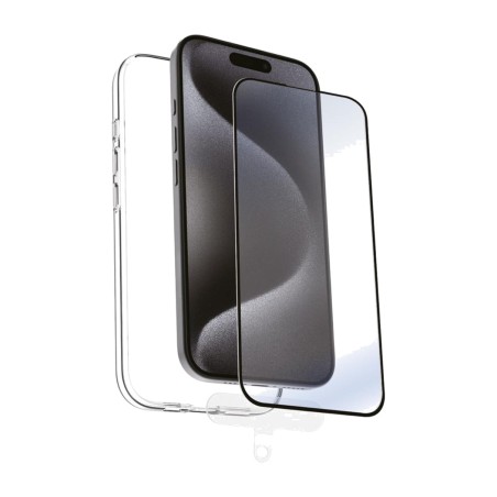 funda reciclada para móvil con protector de pantalla en vidrio templado recycletek-pack iphone-16 pro max