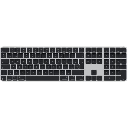 wireless keyboard with fingerprint reader and numeric keypad for mac in spanish magic-keyboard-usb-c touch-id numeric-keypad