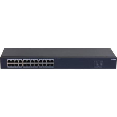 switch fast ethernet non gestito a 24 porte per rack dh-sf1024