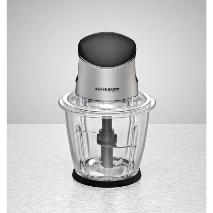 ROMMELSBACHER Tritatutto elettrico con ciotola in vetro MZ