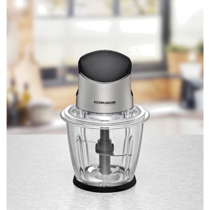 ROMMELSBACHER Elektrisk hackare med glasskål MZ 500 1,5L
