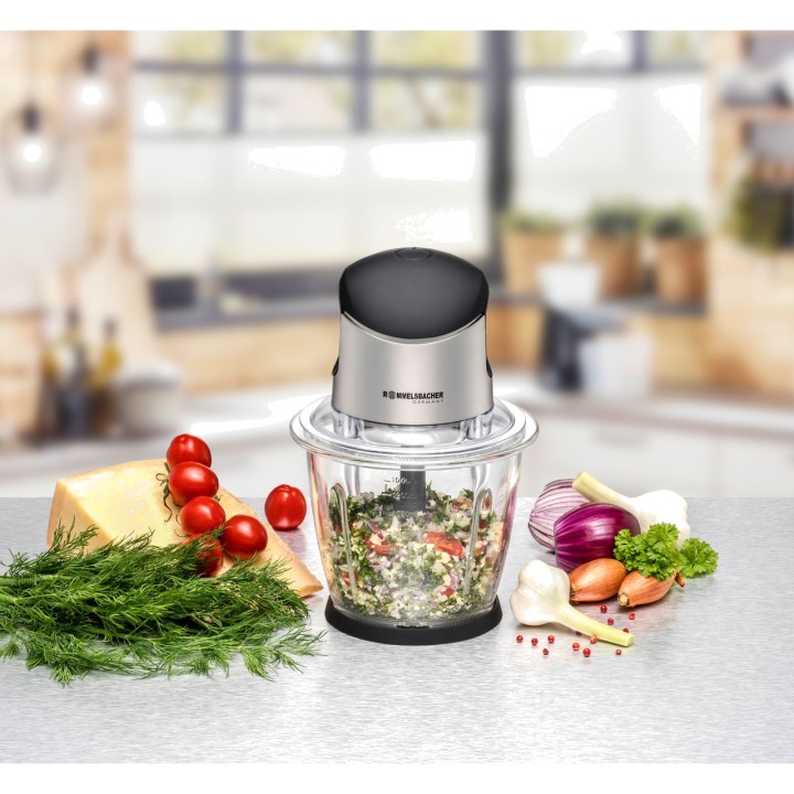 ROMMELSBACHER Hachoir électrique avec bol en verre MZ 500