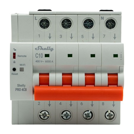 interruptor automático inteligente de 4 polos pro 4cb c40