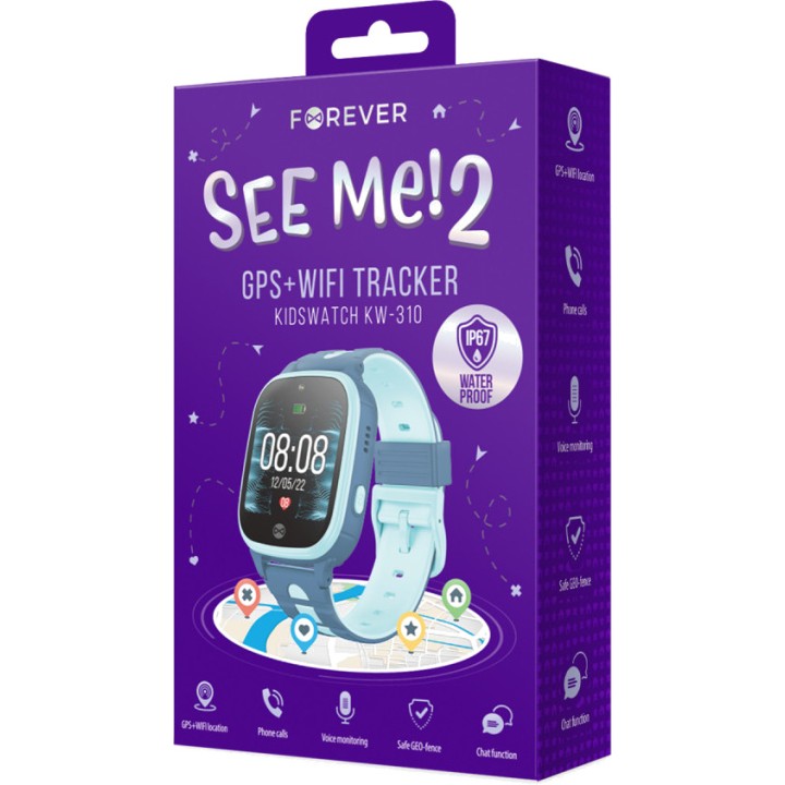 FOREVER GPS locator smartwatch for children with SIM card